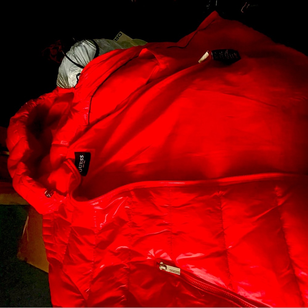 Stylish Red Puffer Jacket